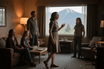 I WENT TO MY MOUNTAIN LODGE TO REFRESH, AND FOUND MY SISTER, HER HUBBY, AND HER IN-LAWS LIVING THERE. WHEN SHE SAID, “WHAT DO YOU WANT, PARASITE? I’LL CALL THE POLICE,” I REPLIED, “GO AHEAD IF YOU CAN,” AND BOLDLY WALKED RIGHT INTO THE LIVING ROOM. THEN I WATCHED HER WORLD COLLAPSE.