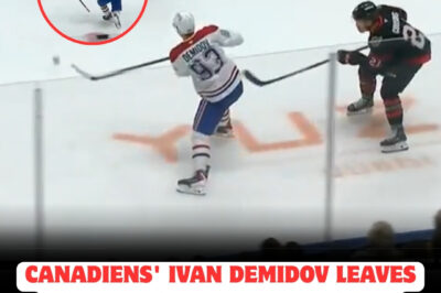 Ivan Demidov FORCED OFF THE ICE in shocking twist after VICIOUS SLASH from Nick Cousins—fans erupt in outrage, social media explodes with accusations, and experts warn this controversial incident could spark an UNPRECEDENTED wave of suspensions and shake the very foundation of NHL player safety!