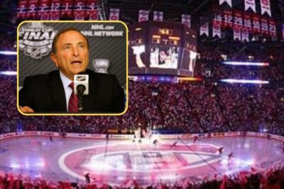 NHL COMMISSIONER BETTMAN TO SLAP HISTORIC MULTI-MILLION DOLLAR FINE ON CANADIENS IN EXPLOSIVE SCANDAL THAT COULD ROCK HOCKEY WORLD AND THREATEN TEAM’S FUTURE JUST HOURS BEFORE SEASON OPENER—FANS AND PLAYERS LEFT STUNNED AS SHOCKING DETAILS EMERGE!