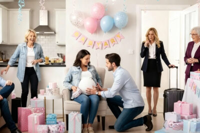 I came back from my business trip earlier than expected. I didn’t tell anyone I was returning. I wanted to surprise my husband. When I arrived on our street, I saw several cars parked in front of our house. the garden was decorated with blue and pink balloons. A banner read: “Welcome our little miracle.”