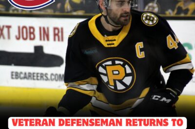 SHOCKING COMEBACK! Veteran defenseman RETURNS to montreal canadiens on a tryout deal, sending fans into a FRENZY and sparking WILD speculation about a possible roster SHAKEUP—could this unexpected move signal a MAJOR shift in the team’s strategy and threaten the jobs of younger players?