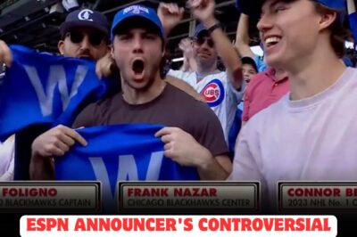 A SHOCKING scandal erupts as ESPN broadcaster’s UNBELIEVABLE comments during a baseball game ignite PUBLIC OUTCRY, putting his job in SERIOUS JEOPARDY and sparking heated debates about professionalism and ethics that could lead to a STUNNING dismissal and change the face of sports media forever.