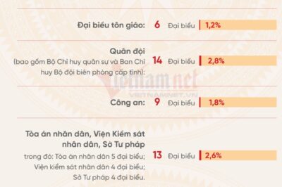 Dự kiến số lượng, cơ cấu, thành phần đại biểu Quốc hội khóa 16